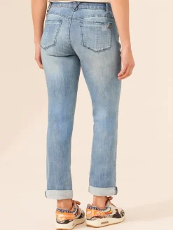 "Ab"solution® Petite Blue Denim Girlfriend Jeans