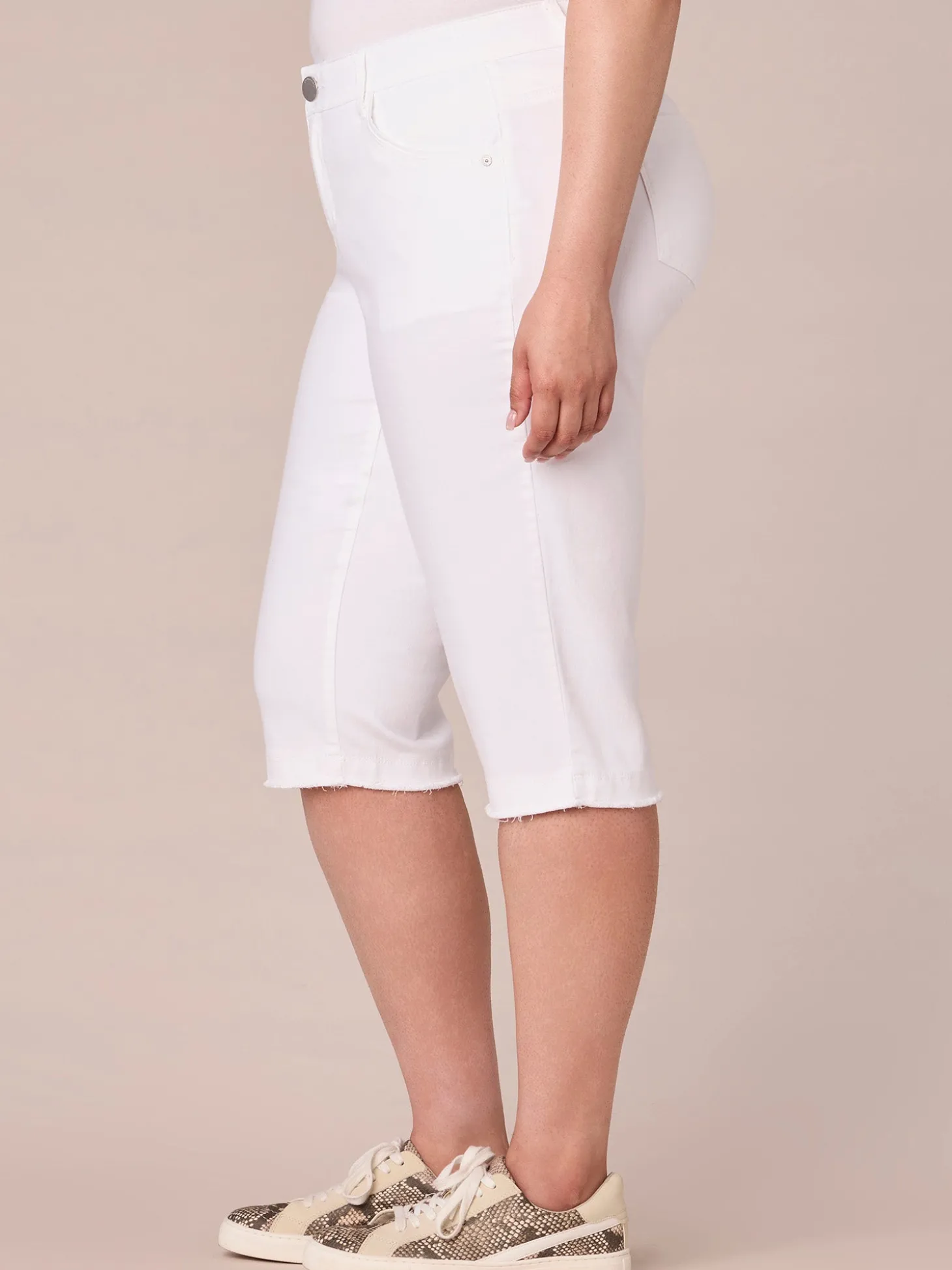 "Ab"solution Plus Size Mid-Rise Skimmer Pant