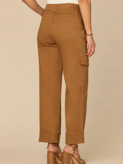 “Ab”solution® Skyrise Cuffed Utility Petite Relaxed Straight Leg Pant