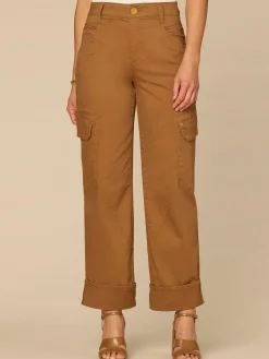 “Ab”solution® Skyrise Cuffed Utility Petite Relaxed Straight Leg Pant