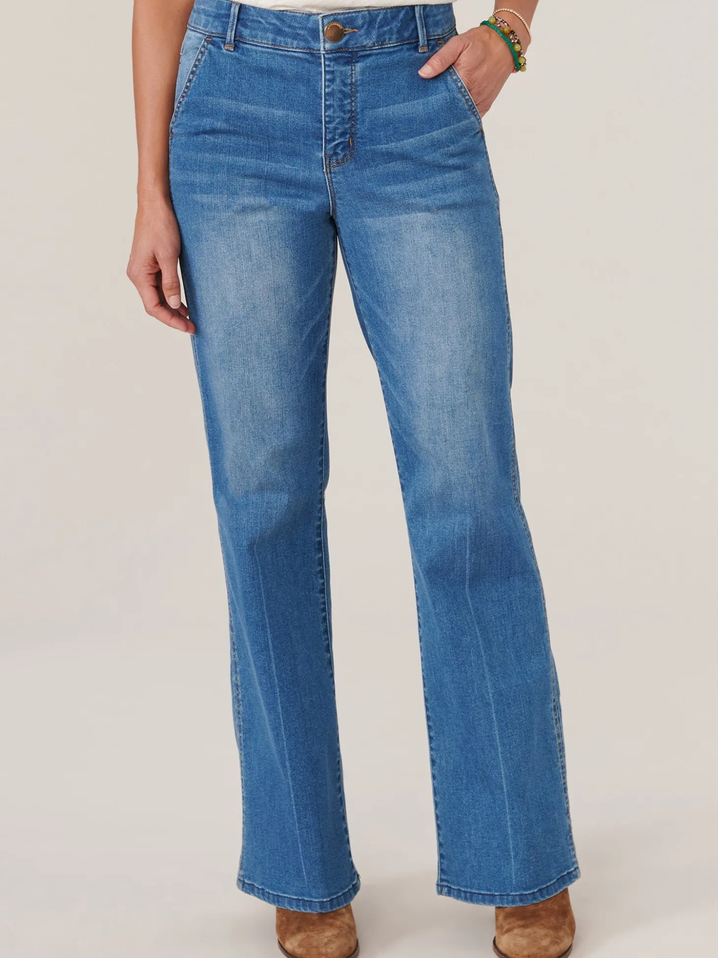 "Ab"solution Skyrise Double Side Seam Bootcut Tall Jeans