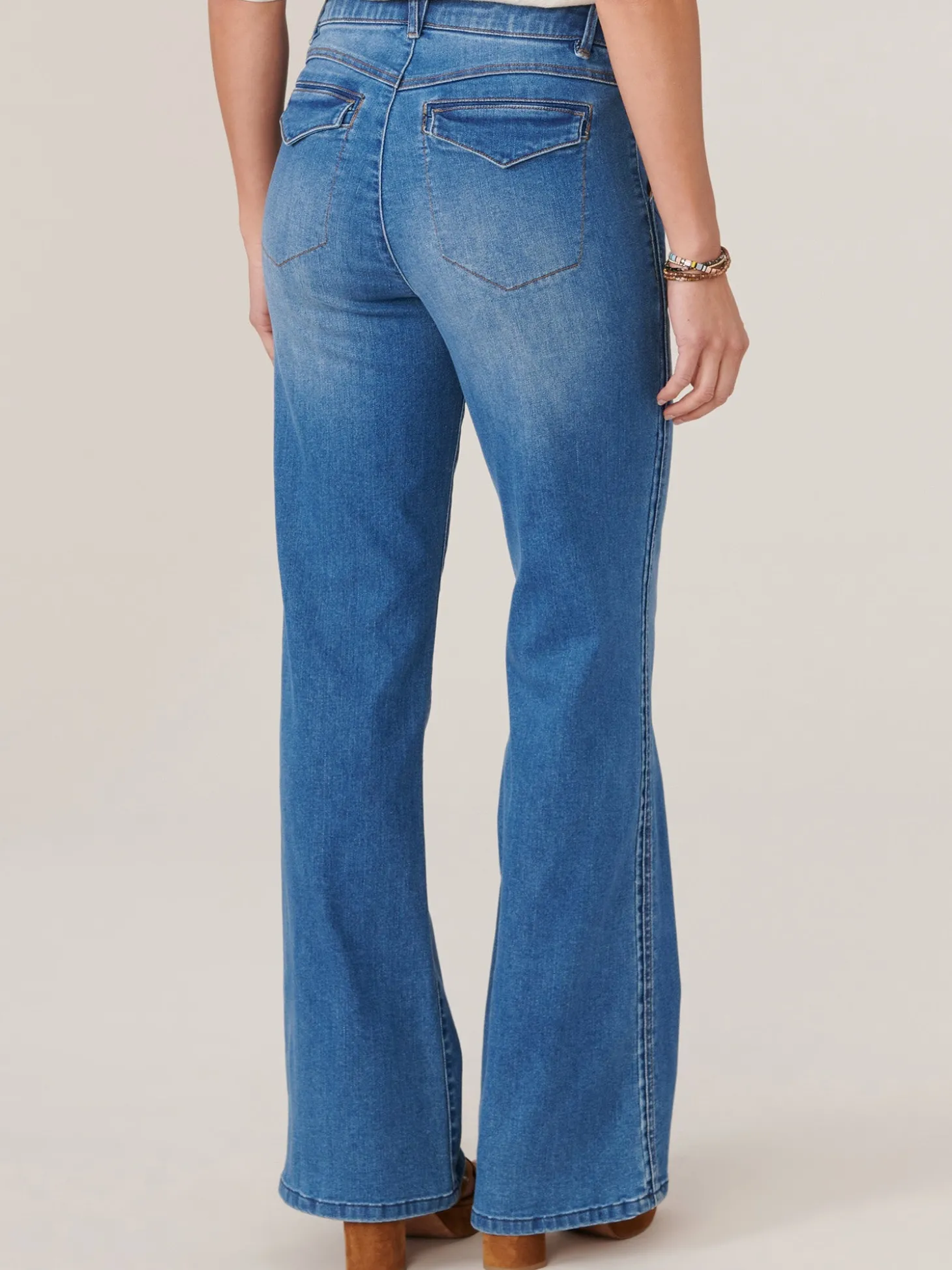 "Ab"solution Skyrise Double Side Seam Bootcut Tall Jeans