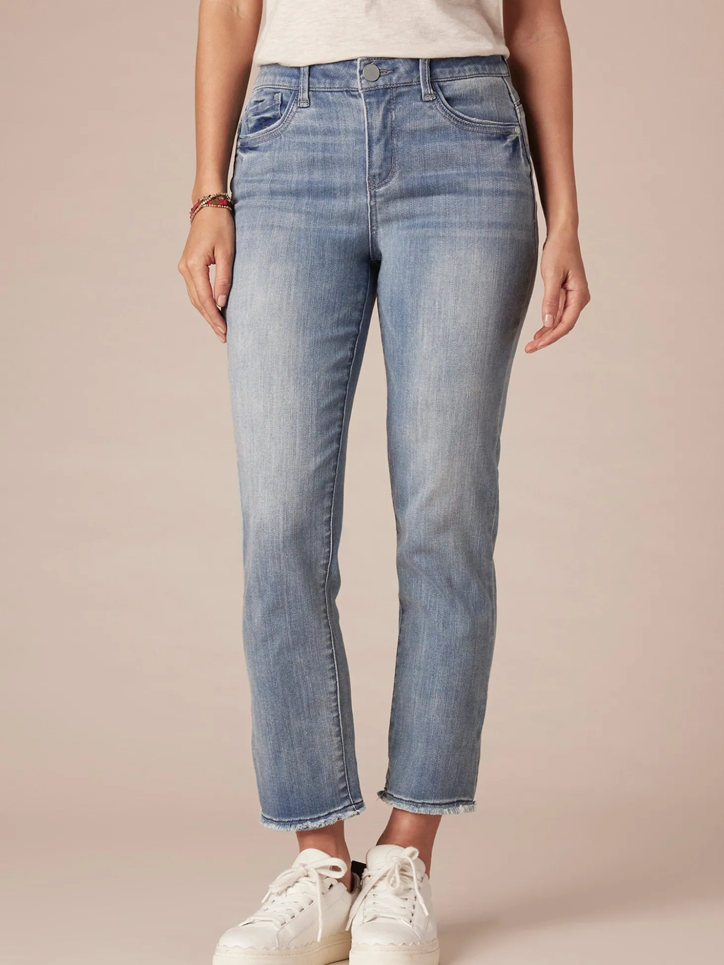 "Ab"solution Slim Straight Jean with Cascading "D" Back Pocket