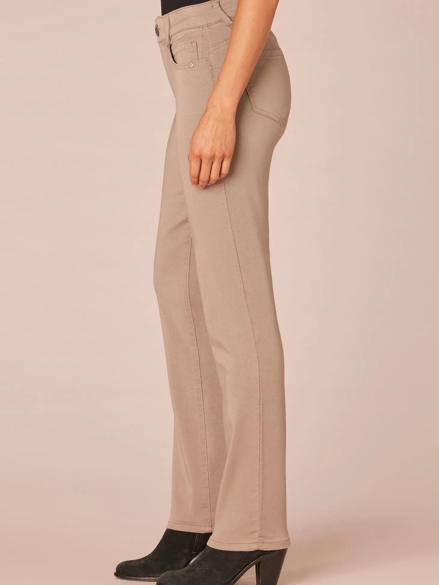 "Ab"solution® Straight Leg Colored Jeans
