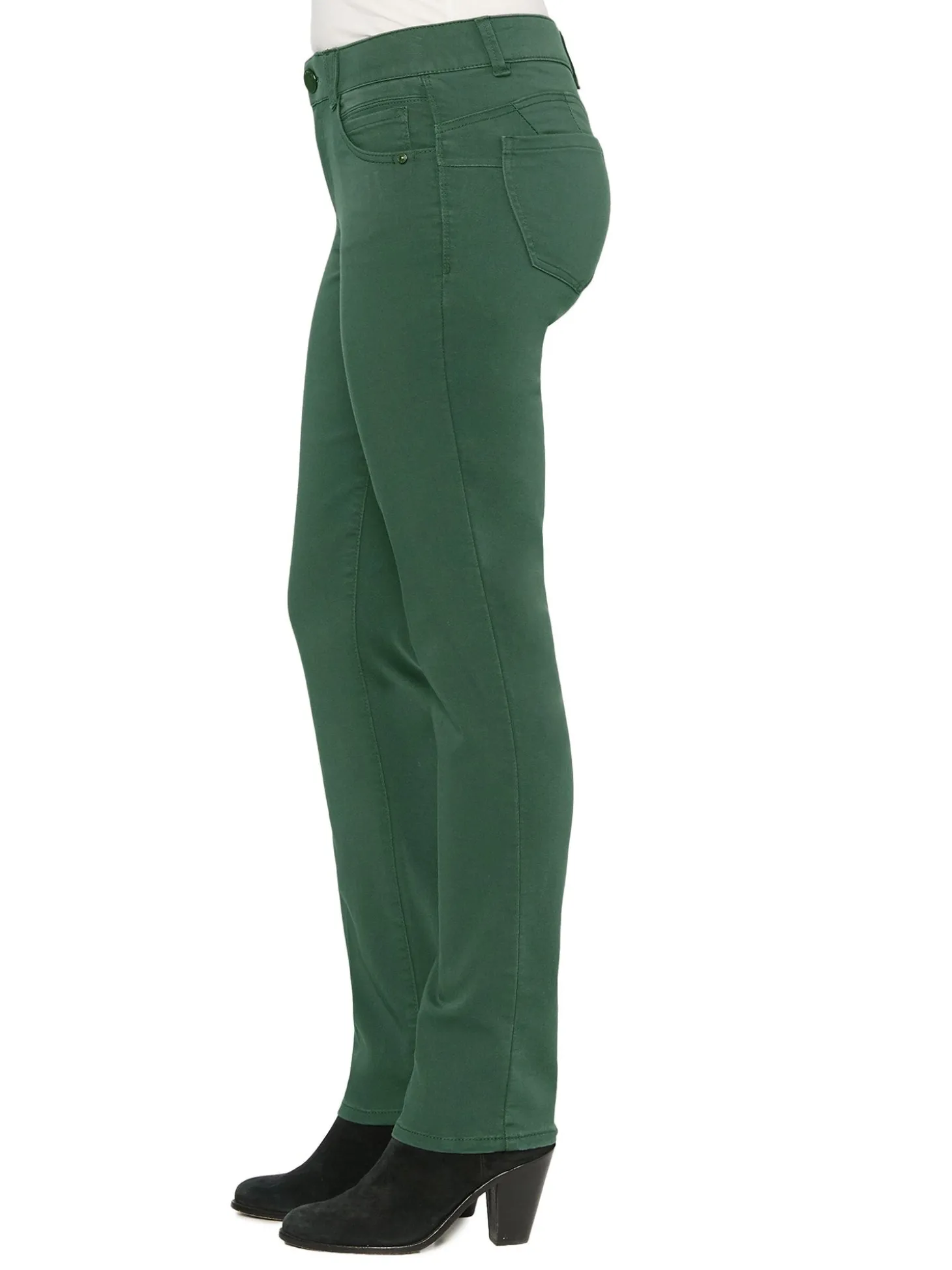 "Ab"solution® Straight Leg Colored Jeans