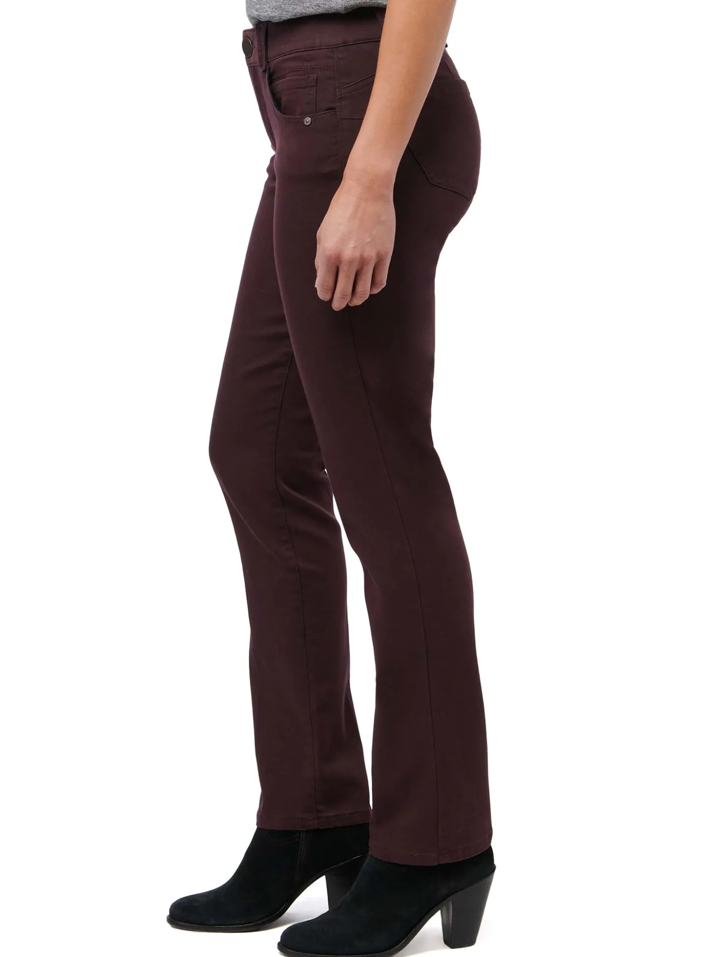 "Ab"solution® Straight Leg Colored Jeans