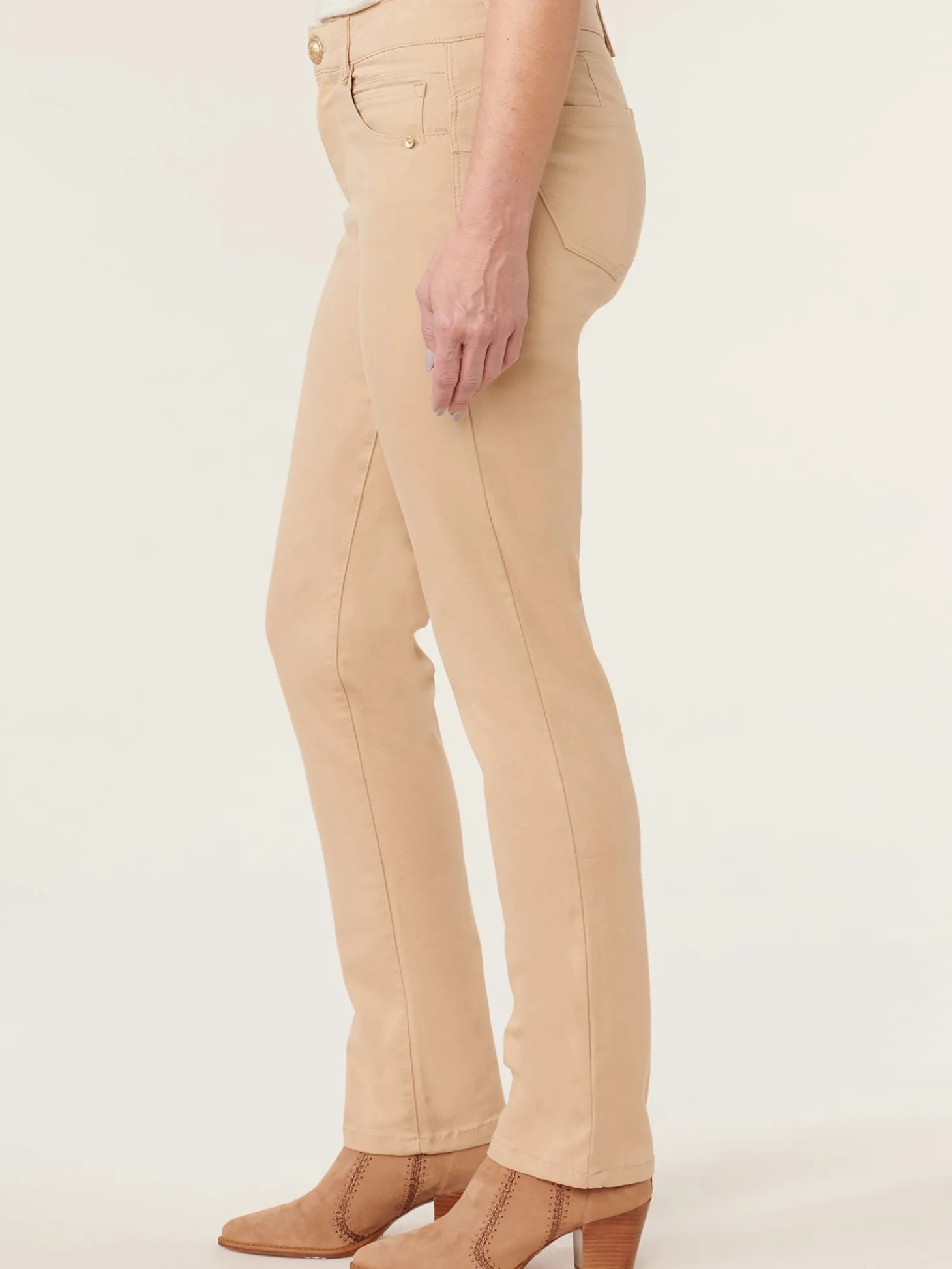 "Ab"solution® Straight Leg Colored Jeans
