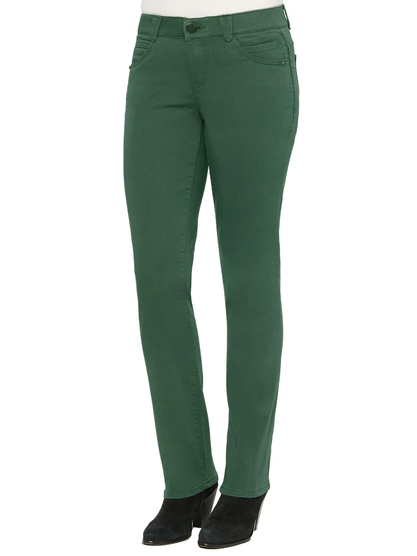 "Ab"solution® Straight Leg Colored Jeans