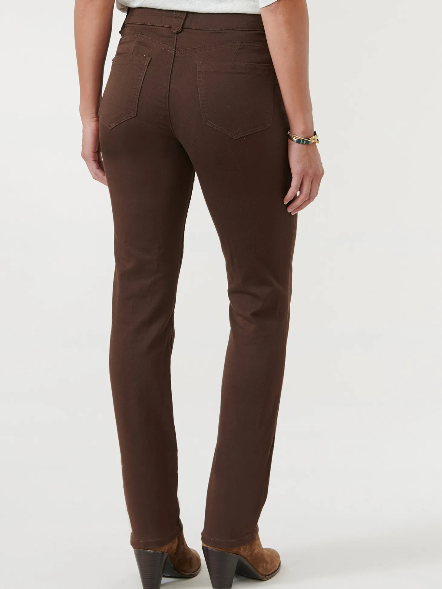 "Ab"solution® Straight Leg Colored Jeans