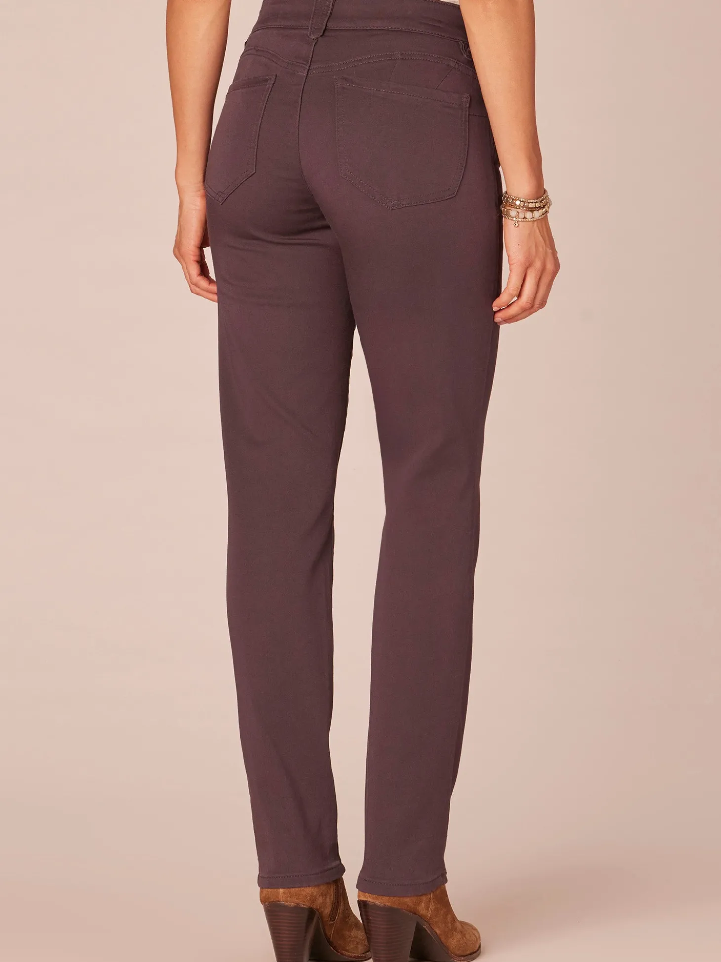 "Ab"solution® Straight Leg Colored Jeans