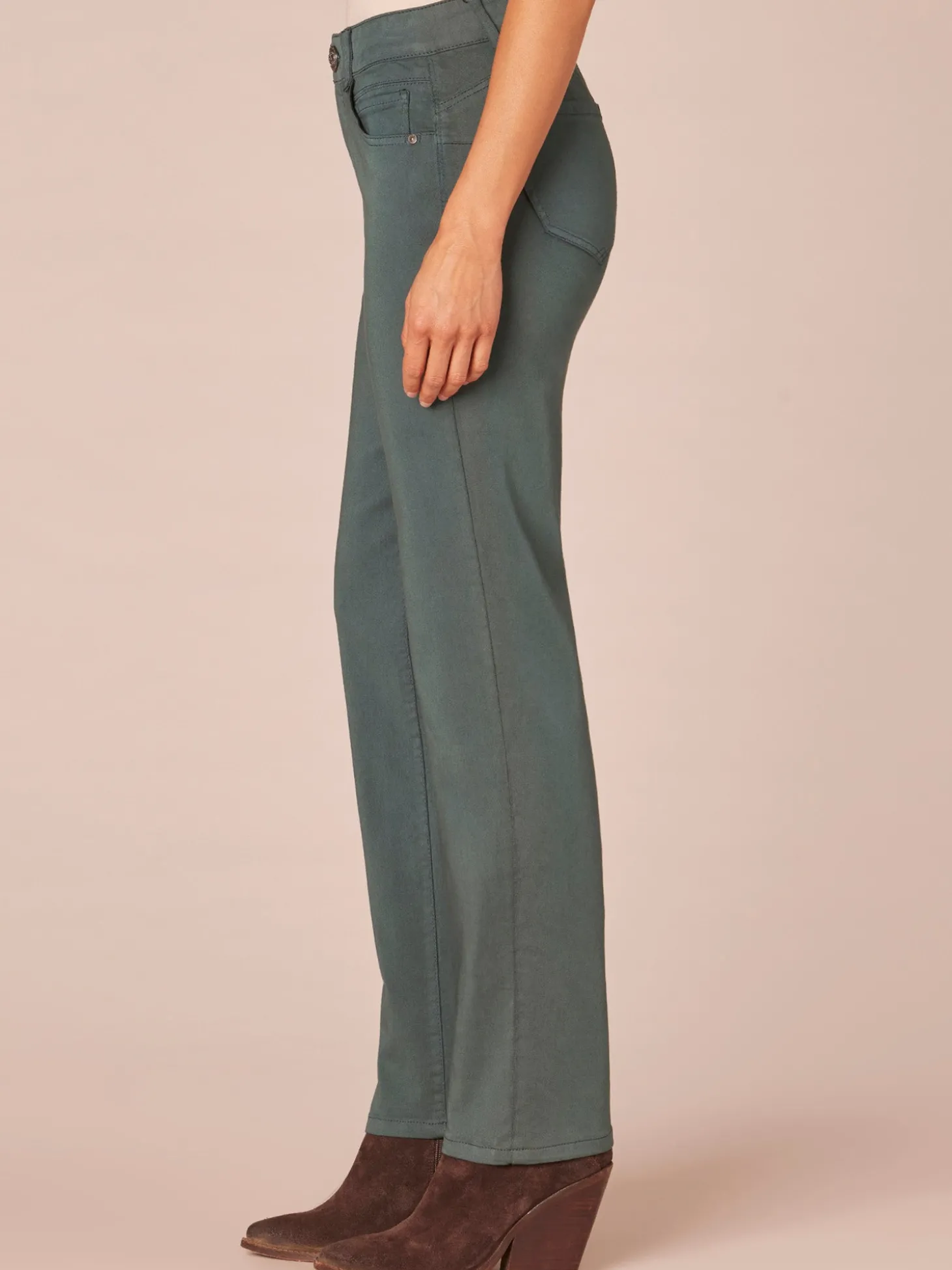 "Ab"solution® Straight Leg Colored Jeans