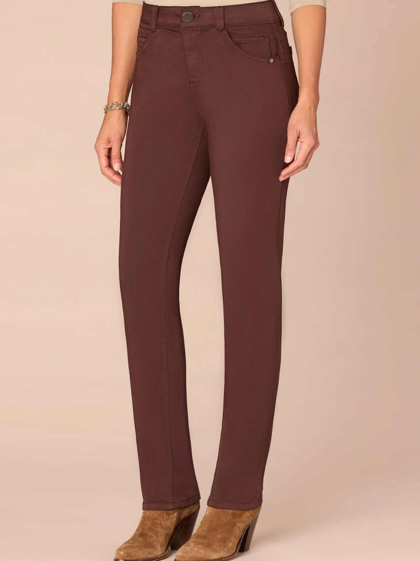 "Ab"solution® Straight Leg Tall Colored Jeans