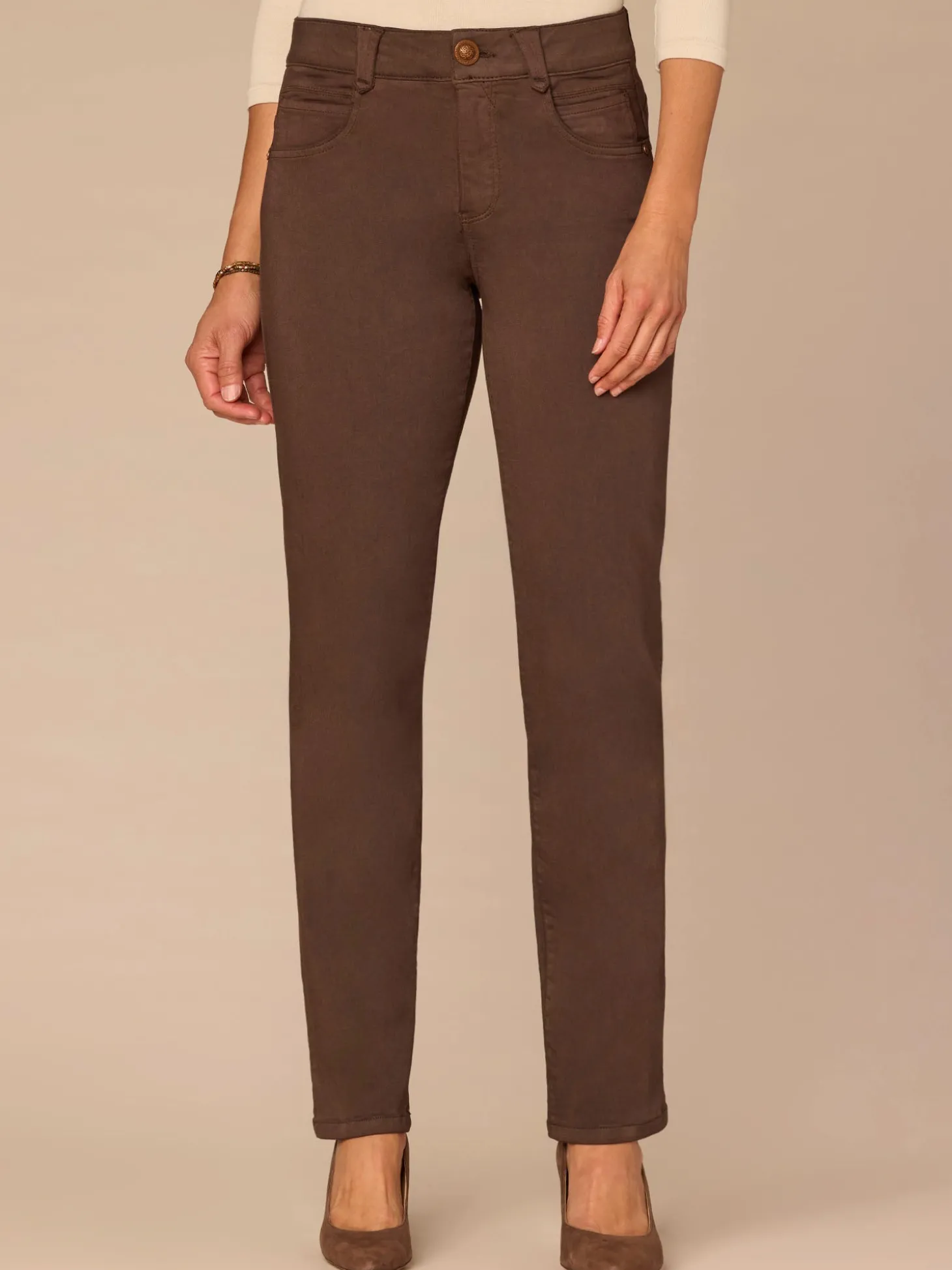 "Ab"solution® Straight Leg Tall Colored Jeans