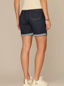 CradleComfort Baby Bump Double Roll Cuff Maternity Shorts