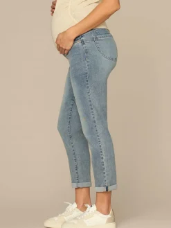 CradleComfort Baby Bump Maternity Ankle Skimmer Jeans