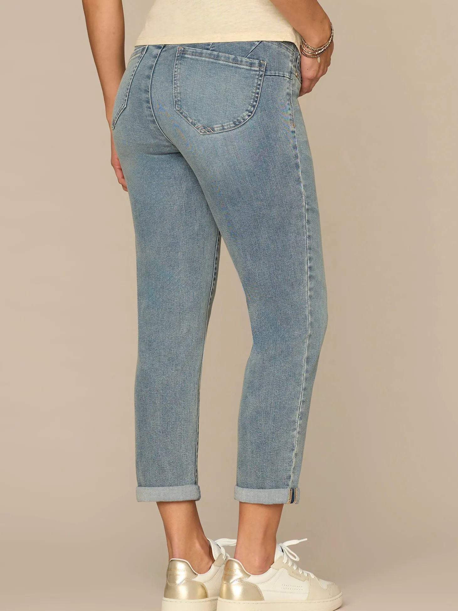 CradleComfort Baby Bump Maternity Ankle Skimmer Jeans