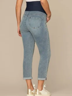 CradleComfort Baby Bump Maternity Ankle Skimmer Jeans