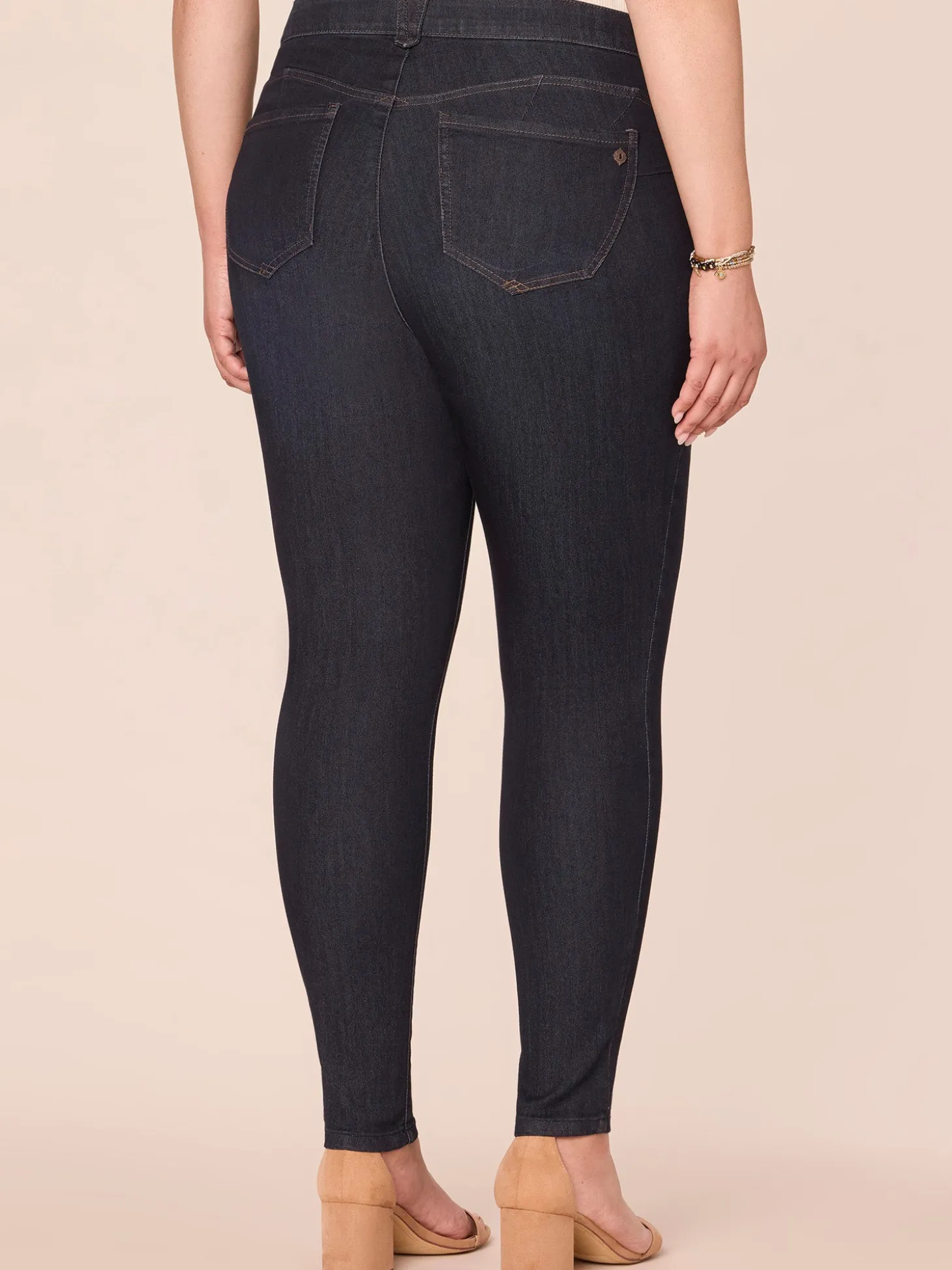 Dark Indigo "Ab"solution® Booty Lift Plus Jegging Jeans
