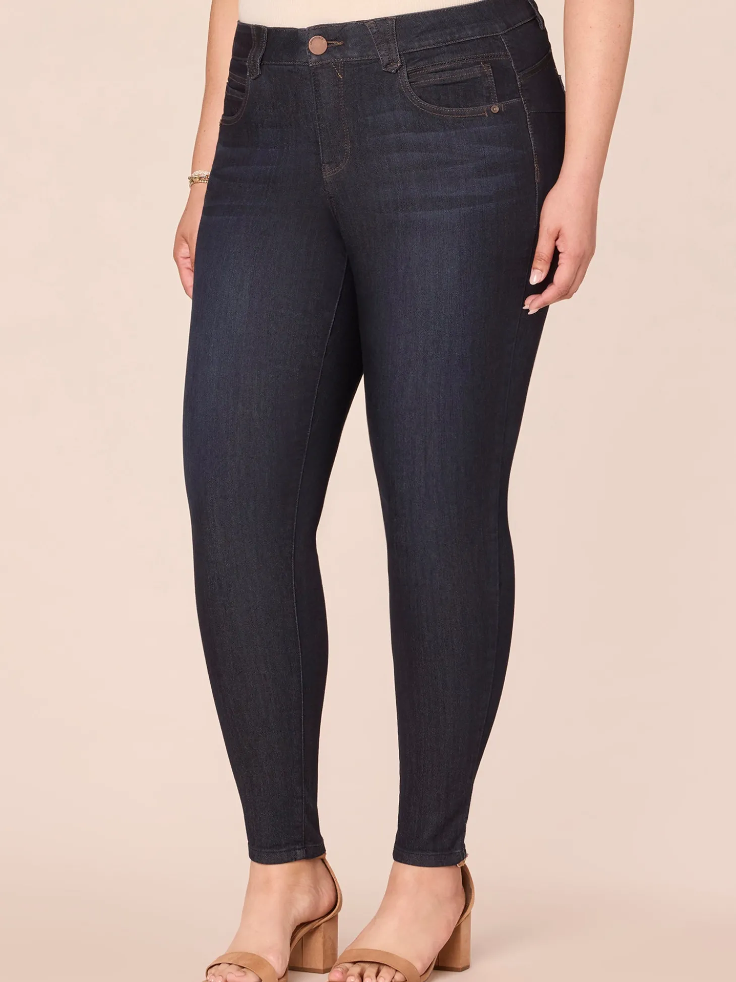 Dark Indigo "Ab"solution® Booty Lift Plus Jegging Jeans
