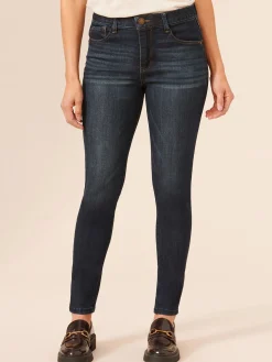 Luxe High Rise "Ab"solution® Ankle Length Skinny Jeans